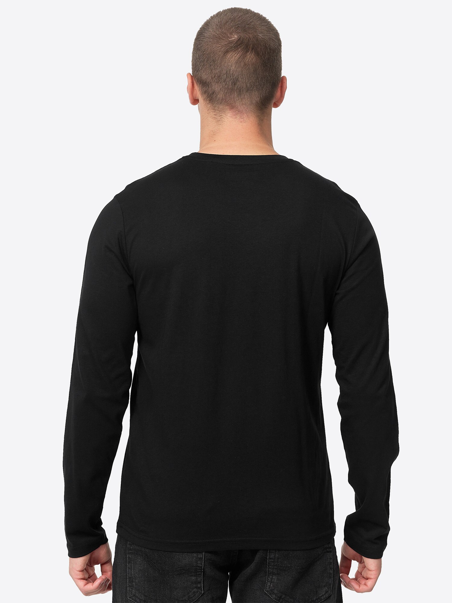 Lonsdale Herren Langarmshirt normale Passform Doppelpack AYRSHIRE