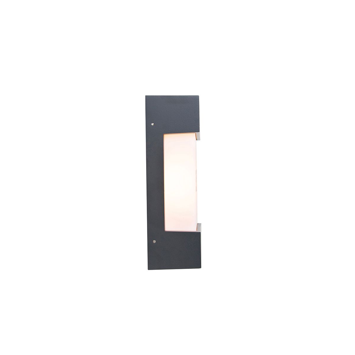 Moderne buiten wandlamp donkergrijs IP44 - Tide