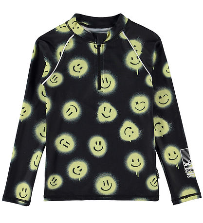 Molo Bådebluse - UV50+ - NoBlå - Happy Sunny