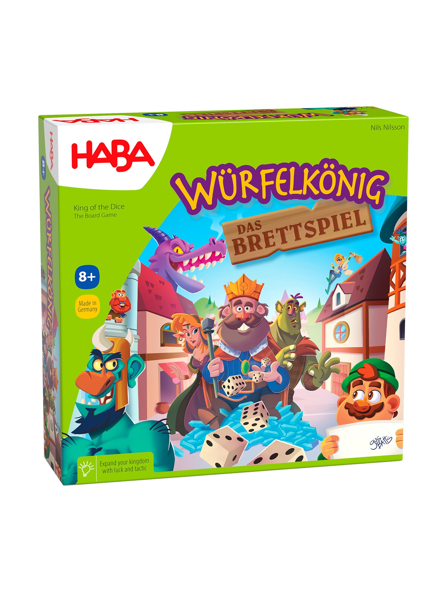 HABA Unisex Spiel Würfelkönig – Das Brettspiel 1er Pack