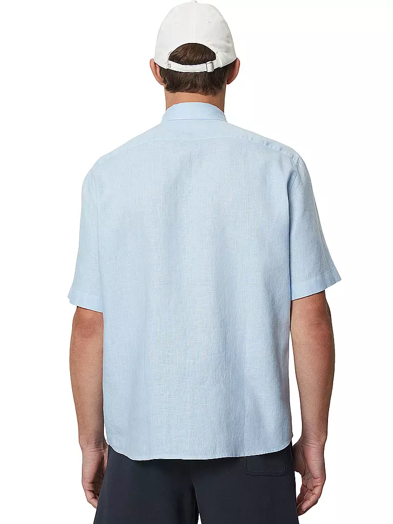 MARC O'POLO Leinenhemd hellblau