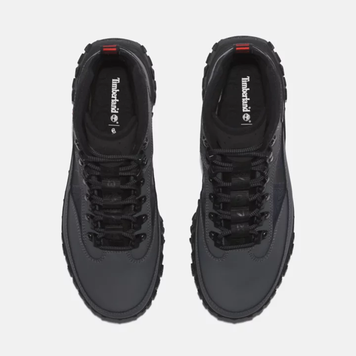 Bota de caminhada Greenstride Motion 6 para homens na cor cinza.
