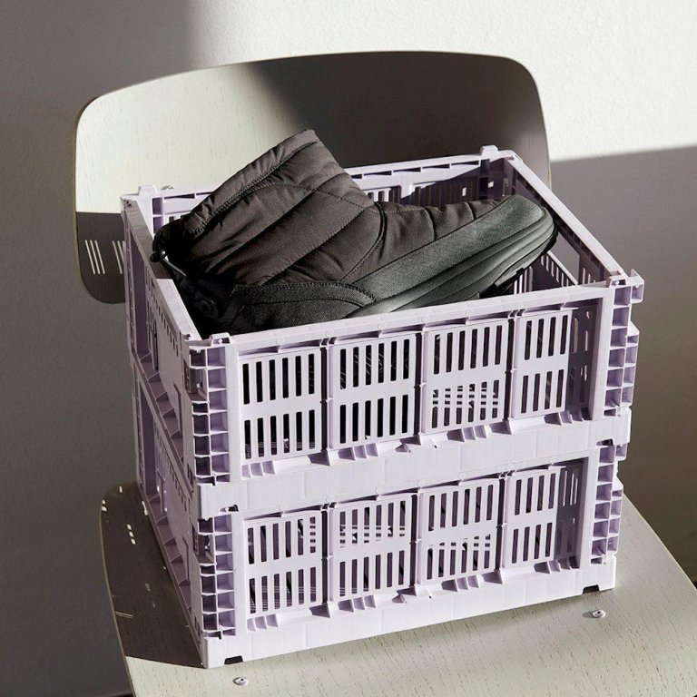 Hay Colour Crate krat RE opbergbak XL Grey