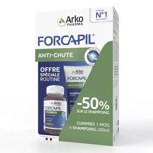Arkopharma Forcapil Antiqueda 60 gomas + Shampoo 200ml