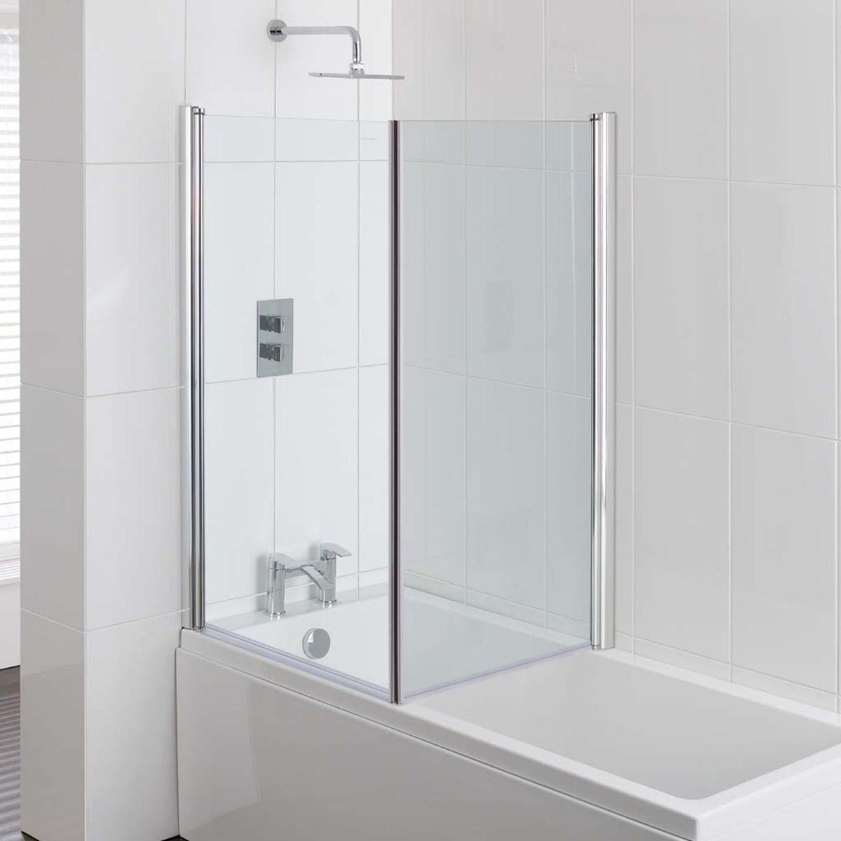 Eastbrook Type 1 badwand zijwand 70x140cm chroom