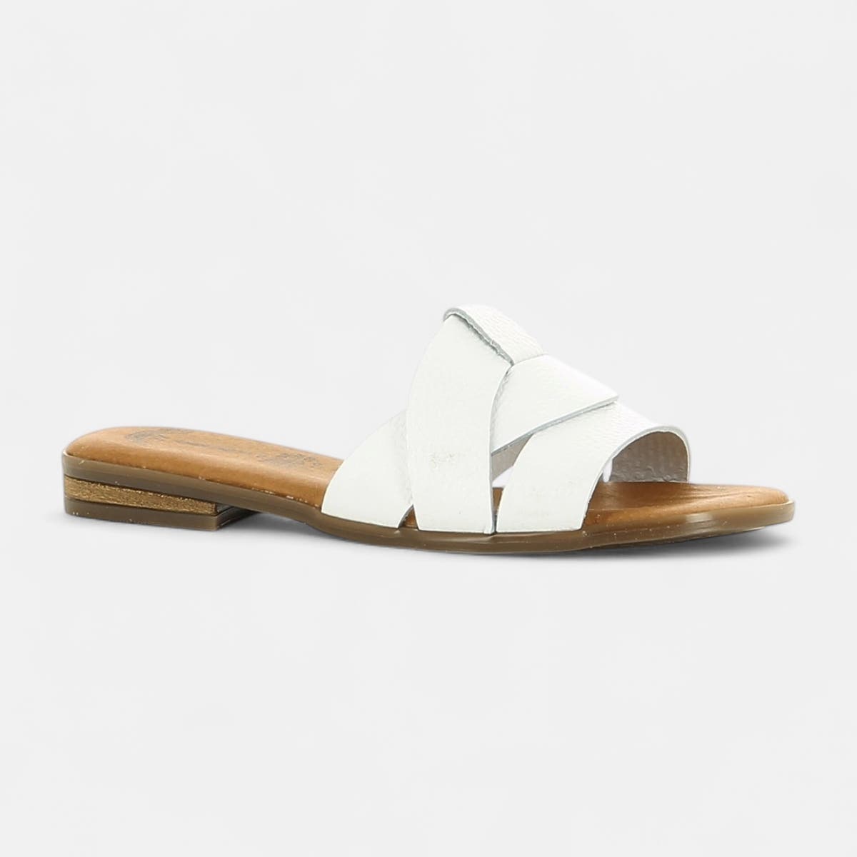 Mules Femme en cuir blanc