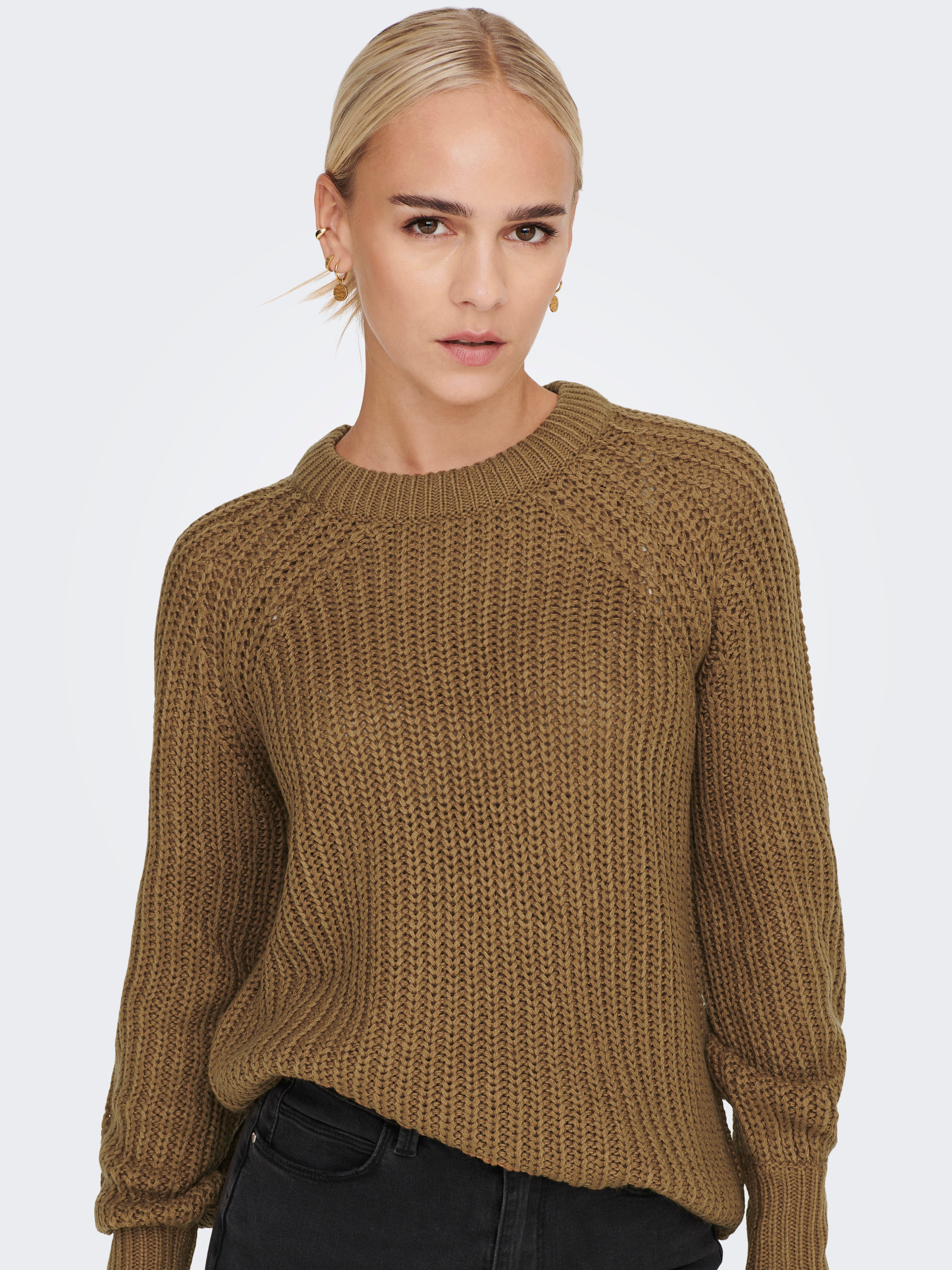 ONLNICOYA Strickpullover Toasted Coconut