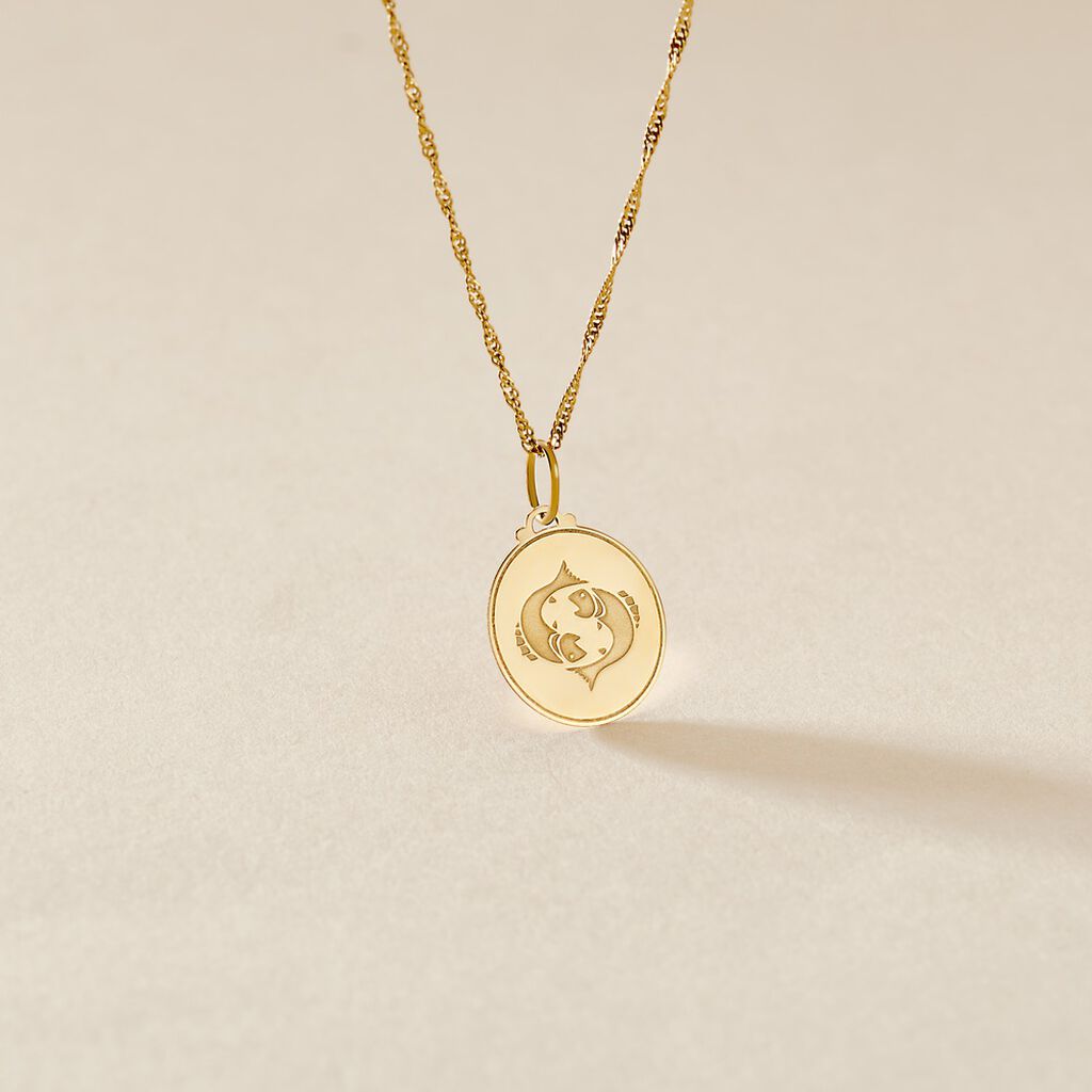 Pendentif Lamie Zodiaque Or Jaune