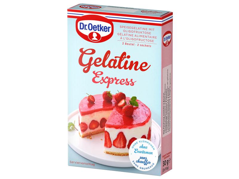 Dr.Oetker Gelatine express 2 x 15 g Einfach fest – ohne Klümpchen