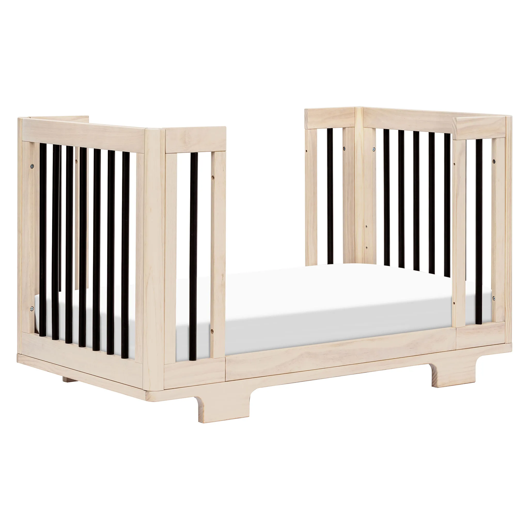 Babyletto Couchette Convertible 8 en 1 Yuzu - Naturel Lavé  Noir