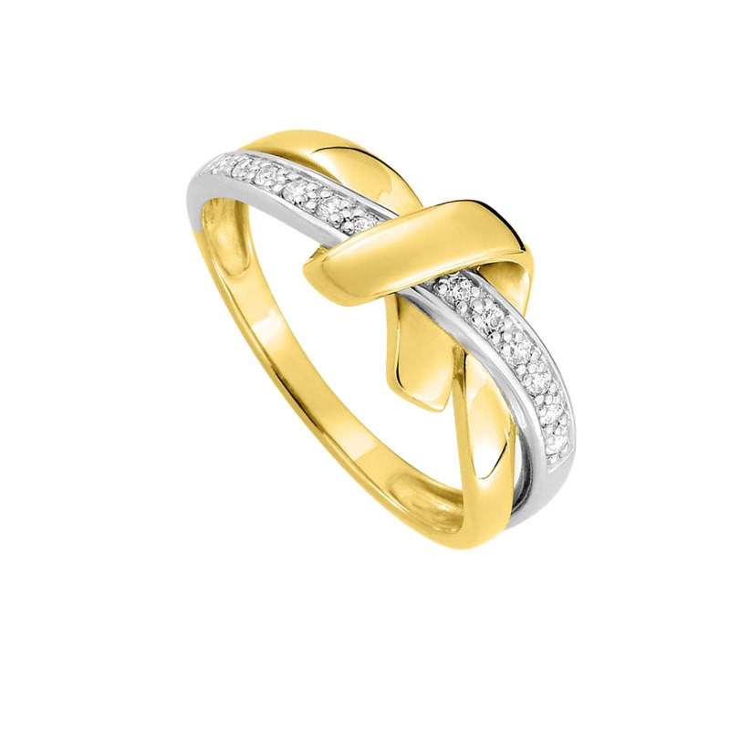 Bague Femme - Oxyde de zirconium - Or 18 Carats