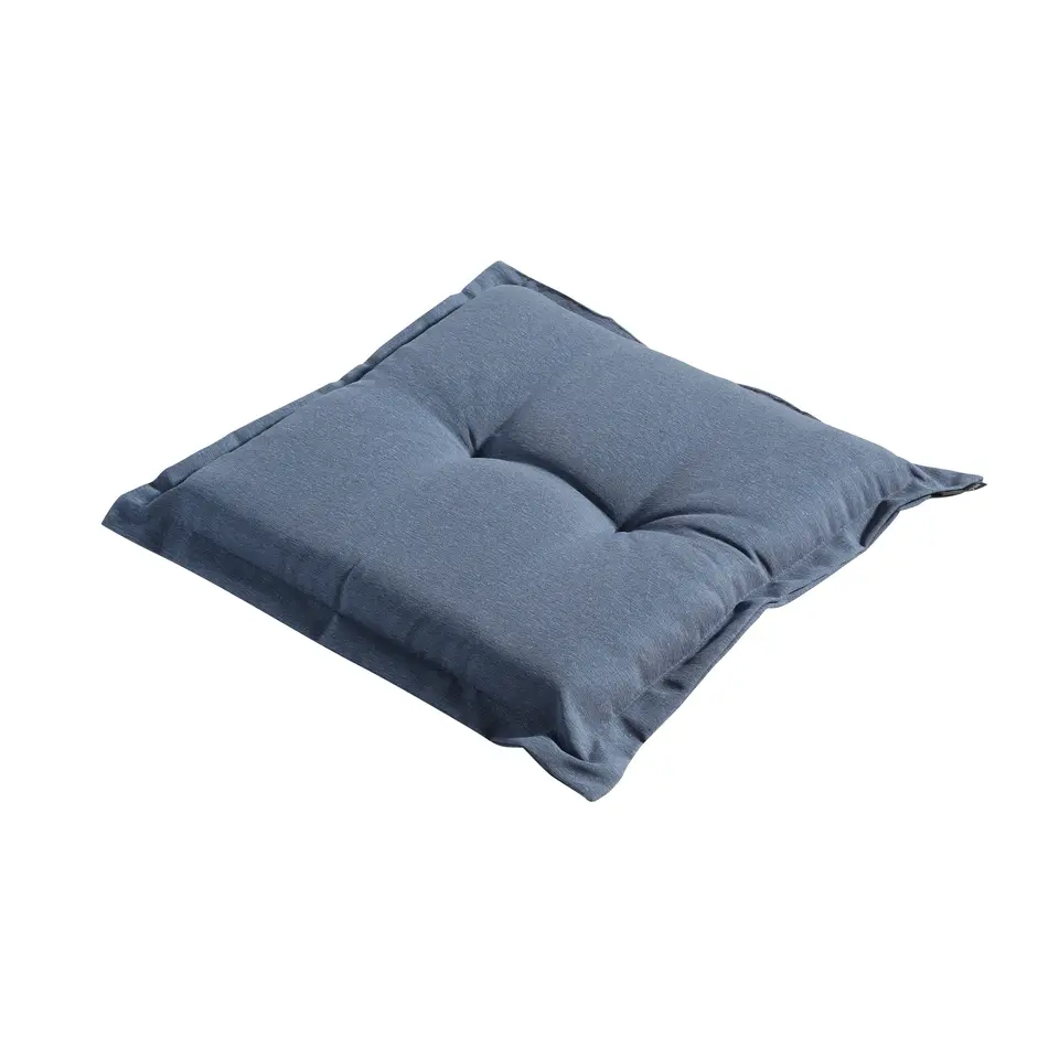 Madison - Zitkussen Panama safier blue - Ca. 50x50 cm - Set van 4