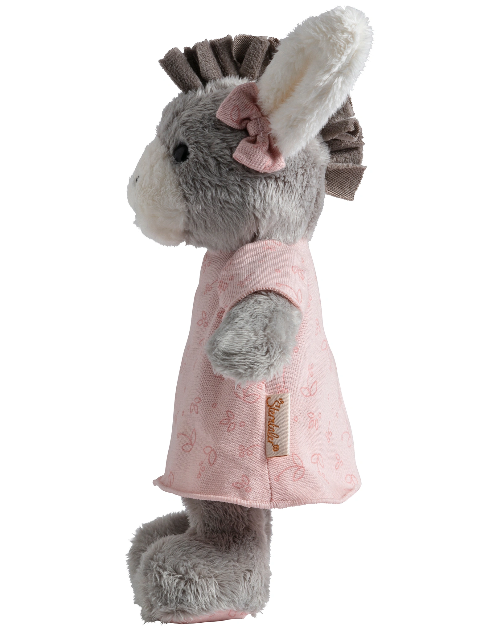 Kuscheltier EMMI GIRL BLÜMCHENKLEID (20cm) in zartrosa