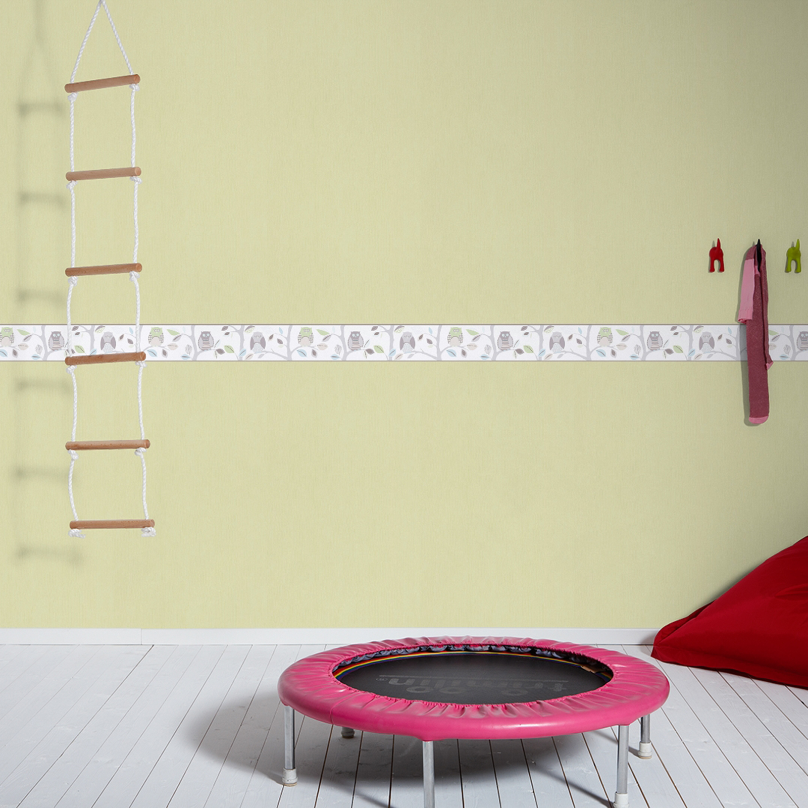 Vinyl-Borte KIDS PARTY - natur - Eulen - 13 cm
