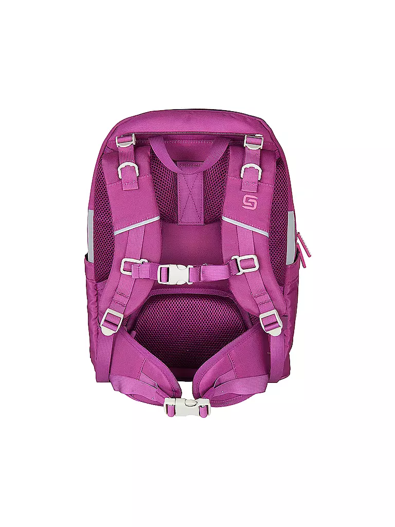 SCHNEIDERS Schultaschen Set Ergojet 6tlg Purple Hearts lila
