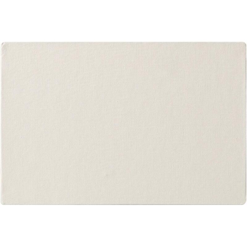 Prêt à peindre carton toilé 24x16cm 3mm 2P - Blanc