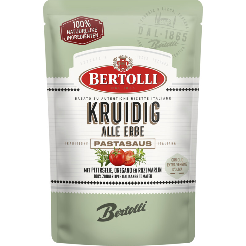 Bertolli Pastasaus in zak kruidig