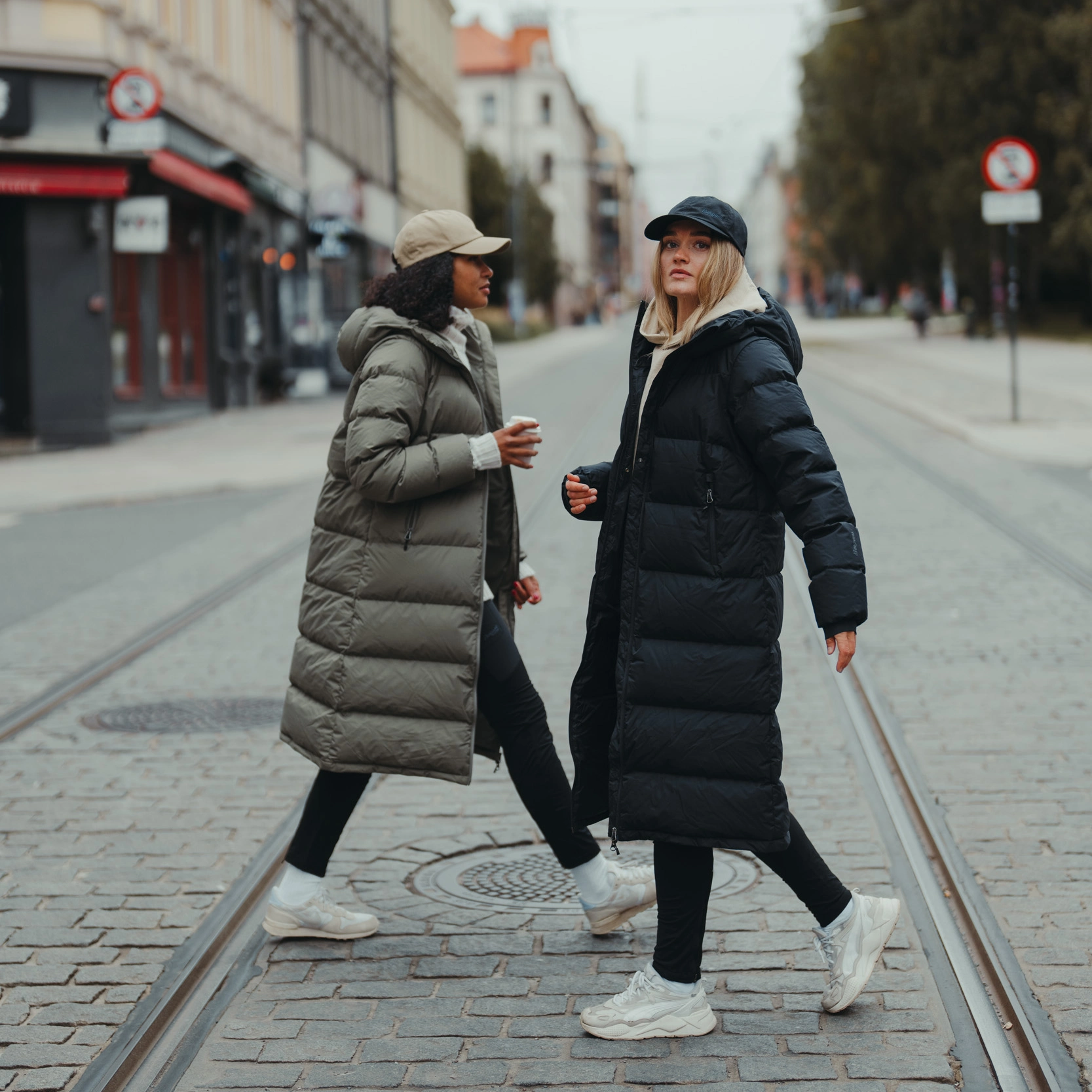 Urban Down Long Coat Women Black