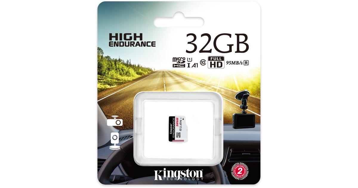 KingstonHigh Endurance 32 GB microSDHC geheugenkaart  (UHS-I (U1), Class 10)