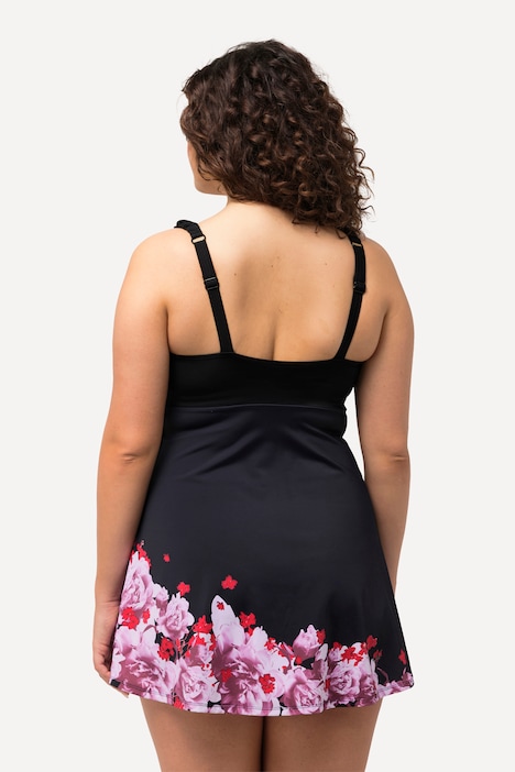 Badekleid, Blüten, Softcups, Quaste, recycelt