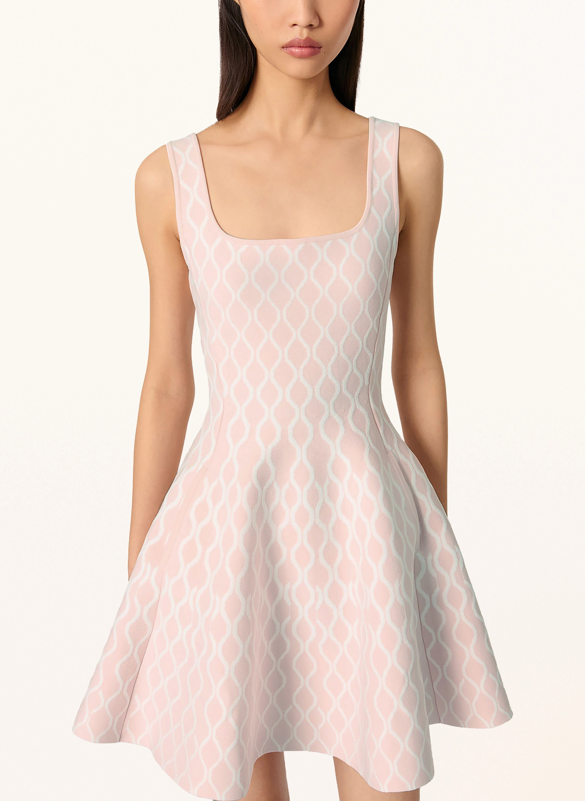maje Jacquard-Kleid