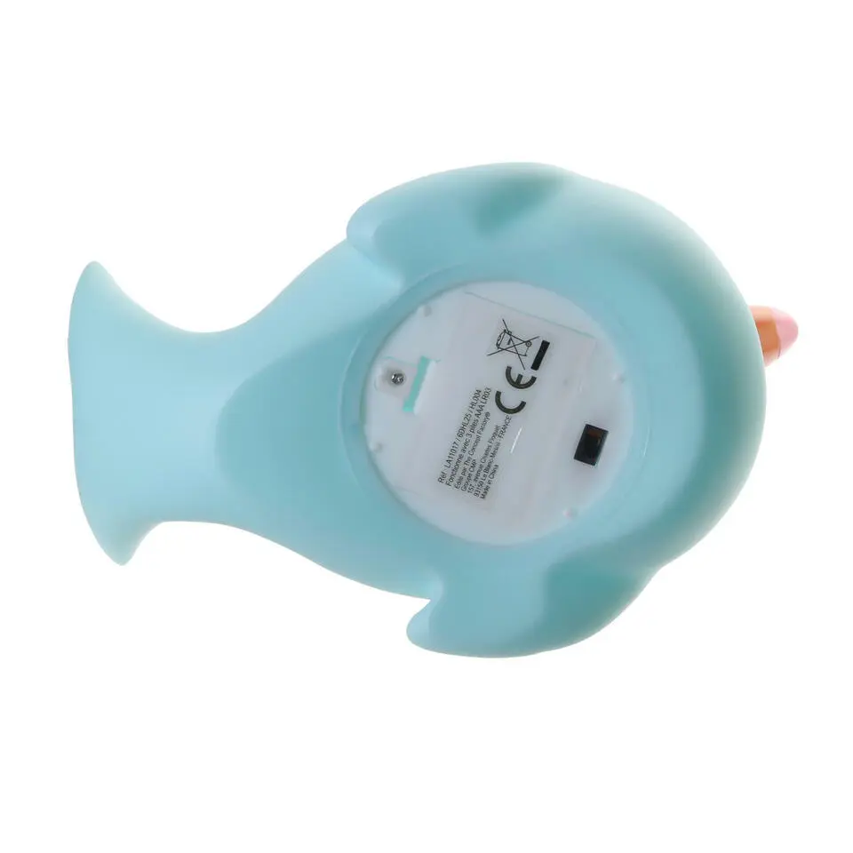 Home Deco Kids LED Nachtlampje - Walvis - aan/uit knop - 20 cm