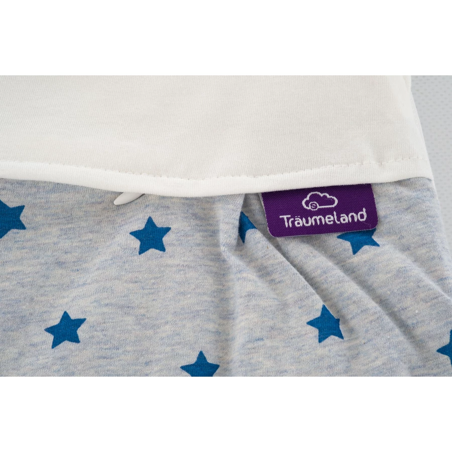 Träumeland Schlafsack-Set 3tlg. Liebmich Sternentraum blau