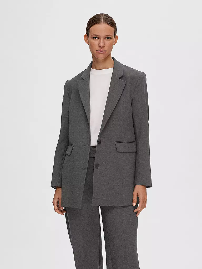 SELECTED FEMME Blazer Relaxed Fit SLFRITA  grau