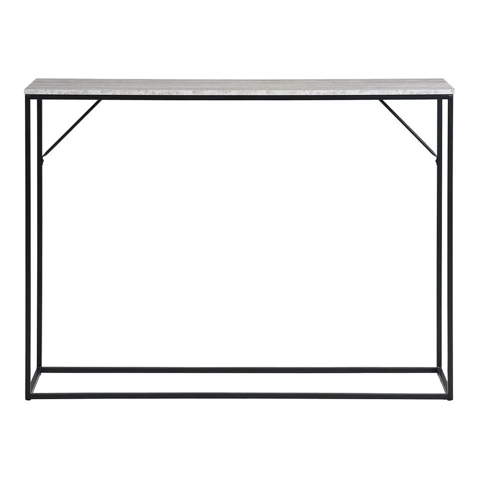 Hioshop Vita sidetable 1 plank travertin decor