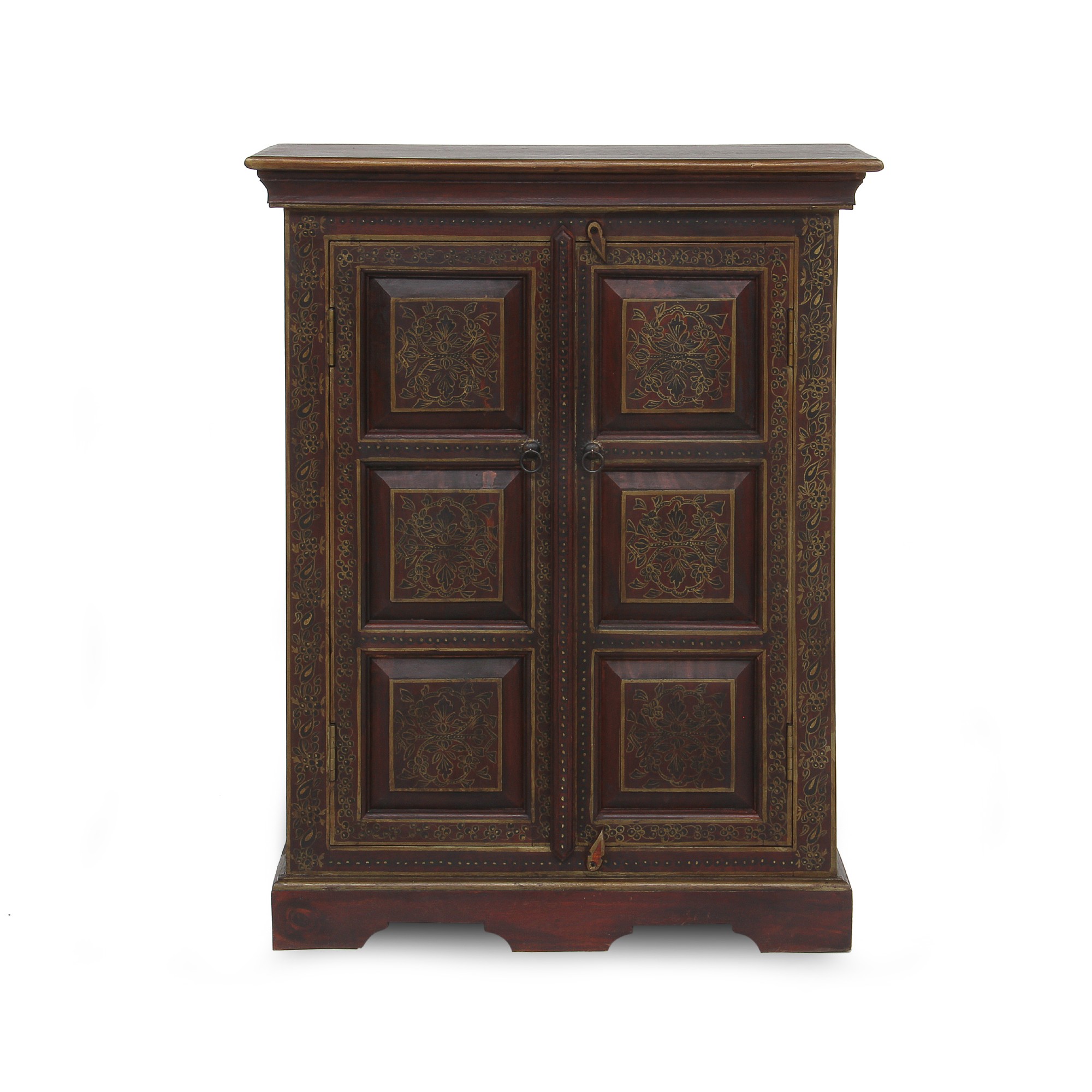 Schrank 'Hardeol', handbemalt, H 93 cm, B 72 cm, T 30 cm von fischer's lagerhaus