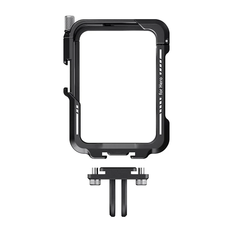AMAGISN - GoPro Hero 13 / 12 / 11 / 10 / 9 Black Hardcase Schutzgehäuse mit Halterung / Protective Housing aus Metall - Schwarz