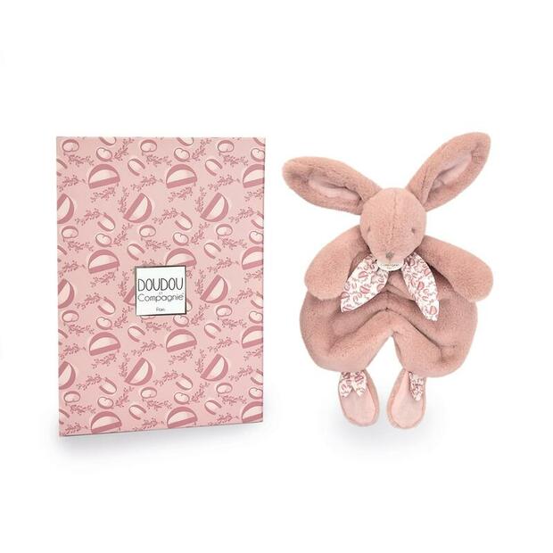 Lapin doudou - Rose - DOUDOU ET COMPAGNIE