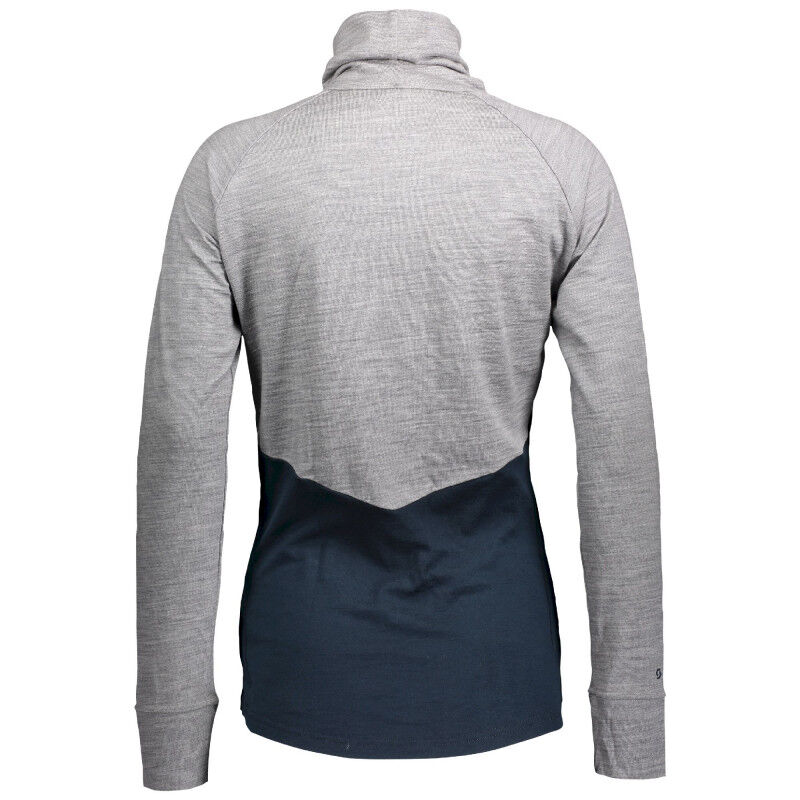 Defined Merino High Neck Shirt - Maillot thermique laine mérinos femme