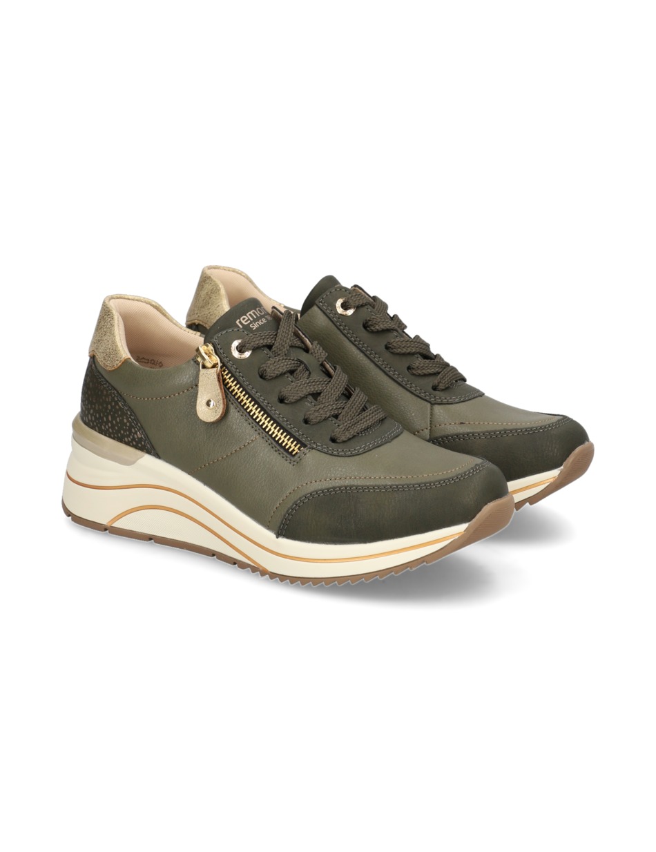 Lederkombination Sneaker