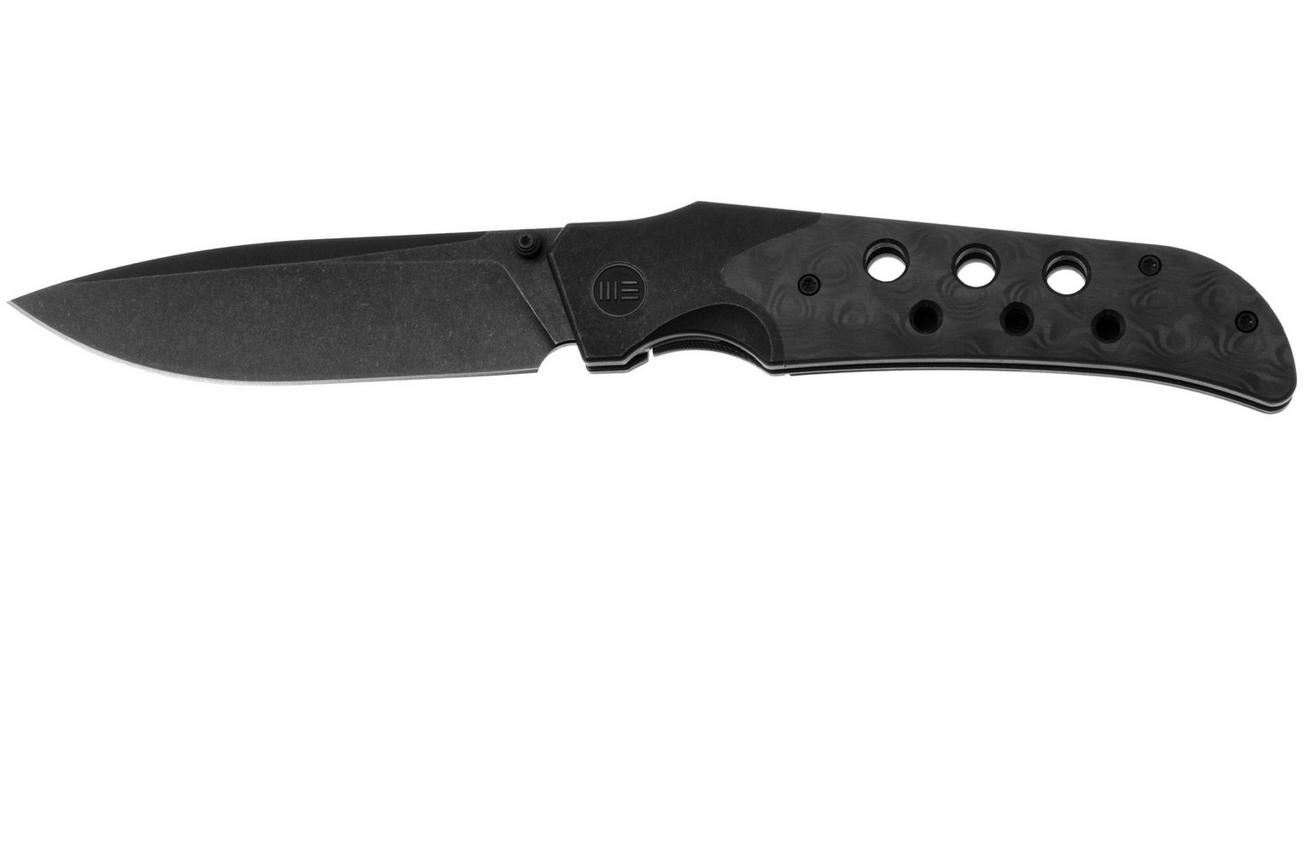 WE Knife Guthrie WE23072B-1 Blackwashed, Black Titanium Rose Carbon Inlay, zakmes, Jason Guthrie Design