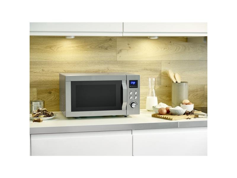 Severin Mikrowelle mit Grill MW7774 Grau Mikrowelle mit einer Leistung von 900 W