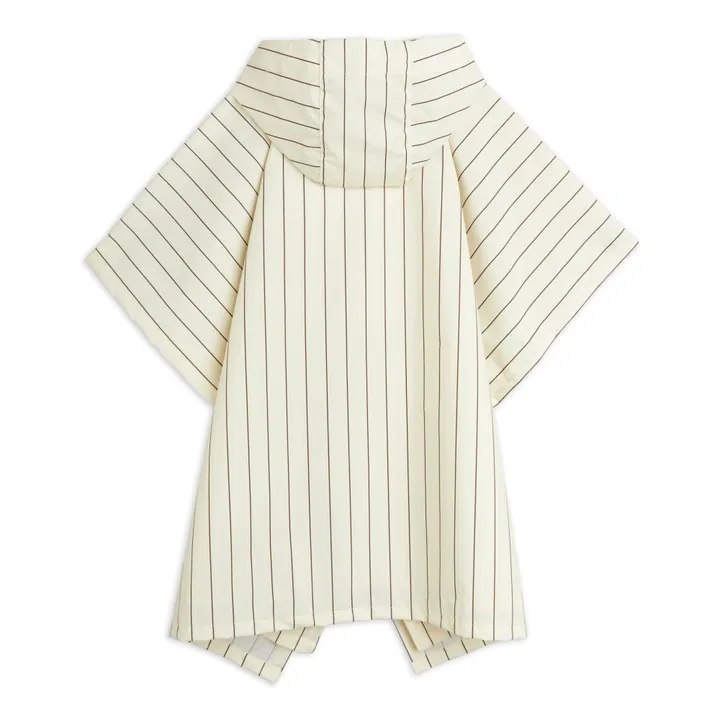 Mini Rodini Poncho Chouette Matière Recyclée | Ecru