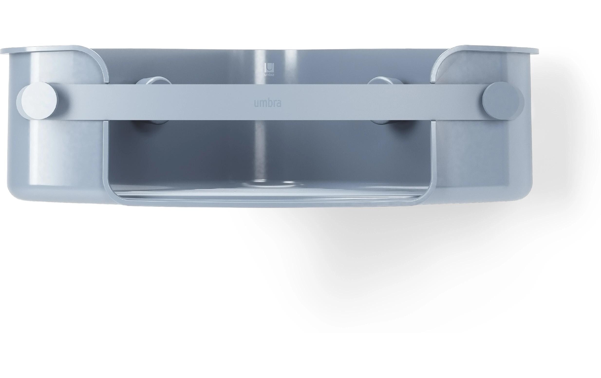 Bad-Utensilienhalter Flex Adhesive für Ecken BlauEckduschablage
