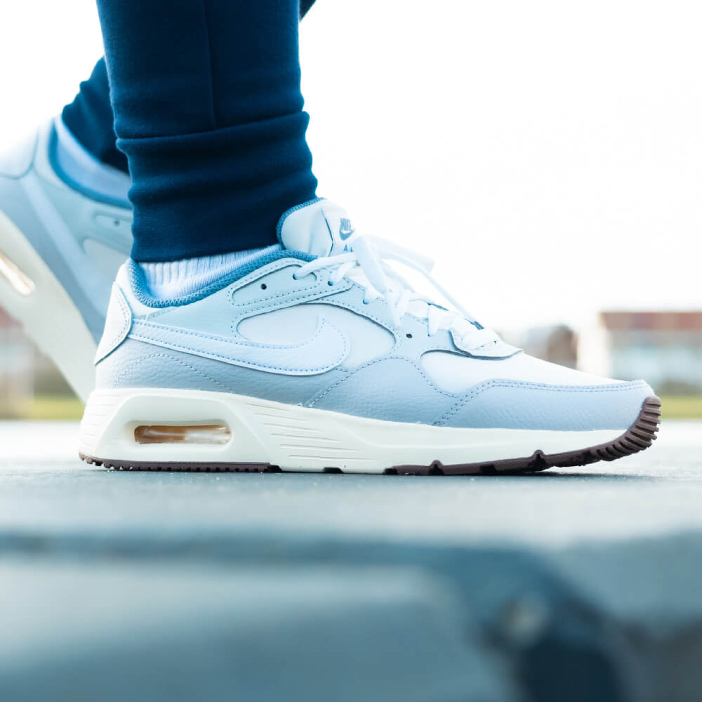 Nike Air Max SC Sneakers Grijs Wit Beige Lichtblauw
