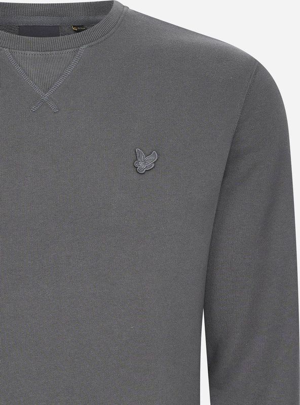Lyle & Scott Sweater Antraciet - Heren - Sweaters