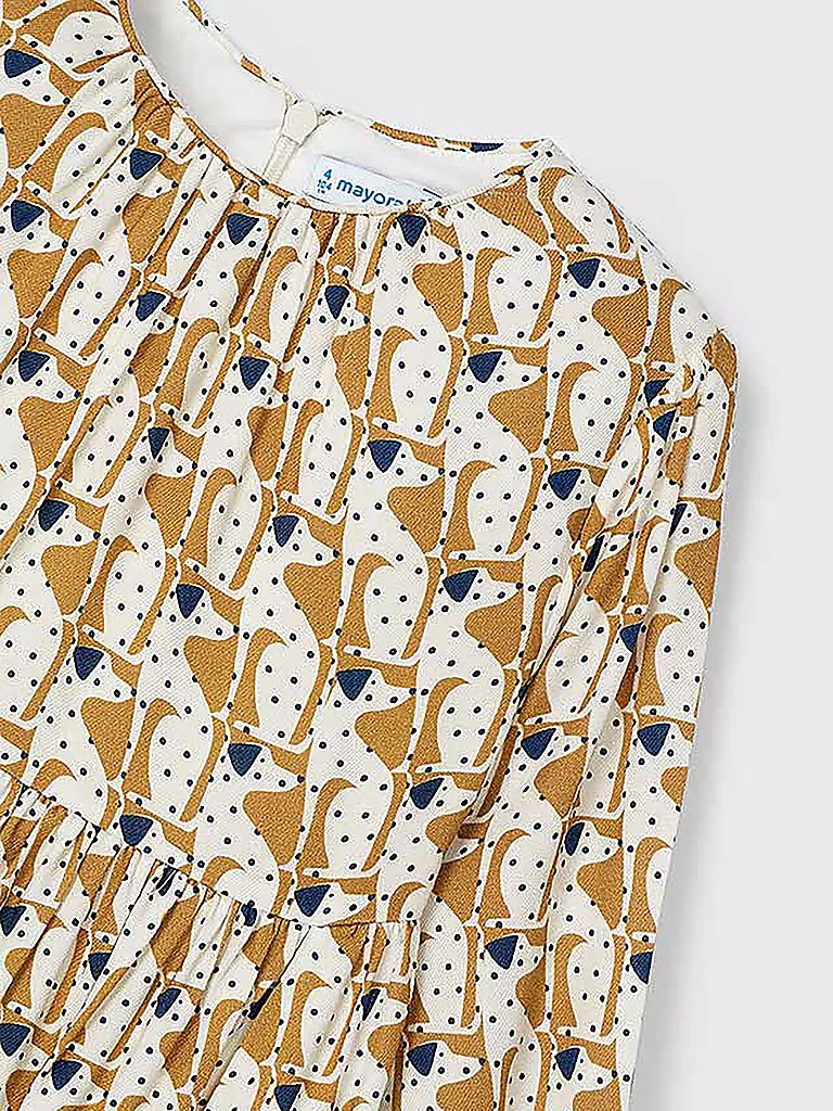MAYORAL Mädchen Kleid hellbraun