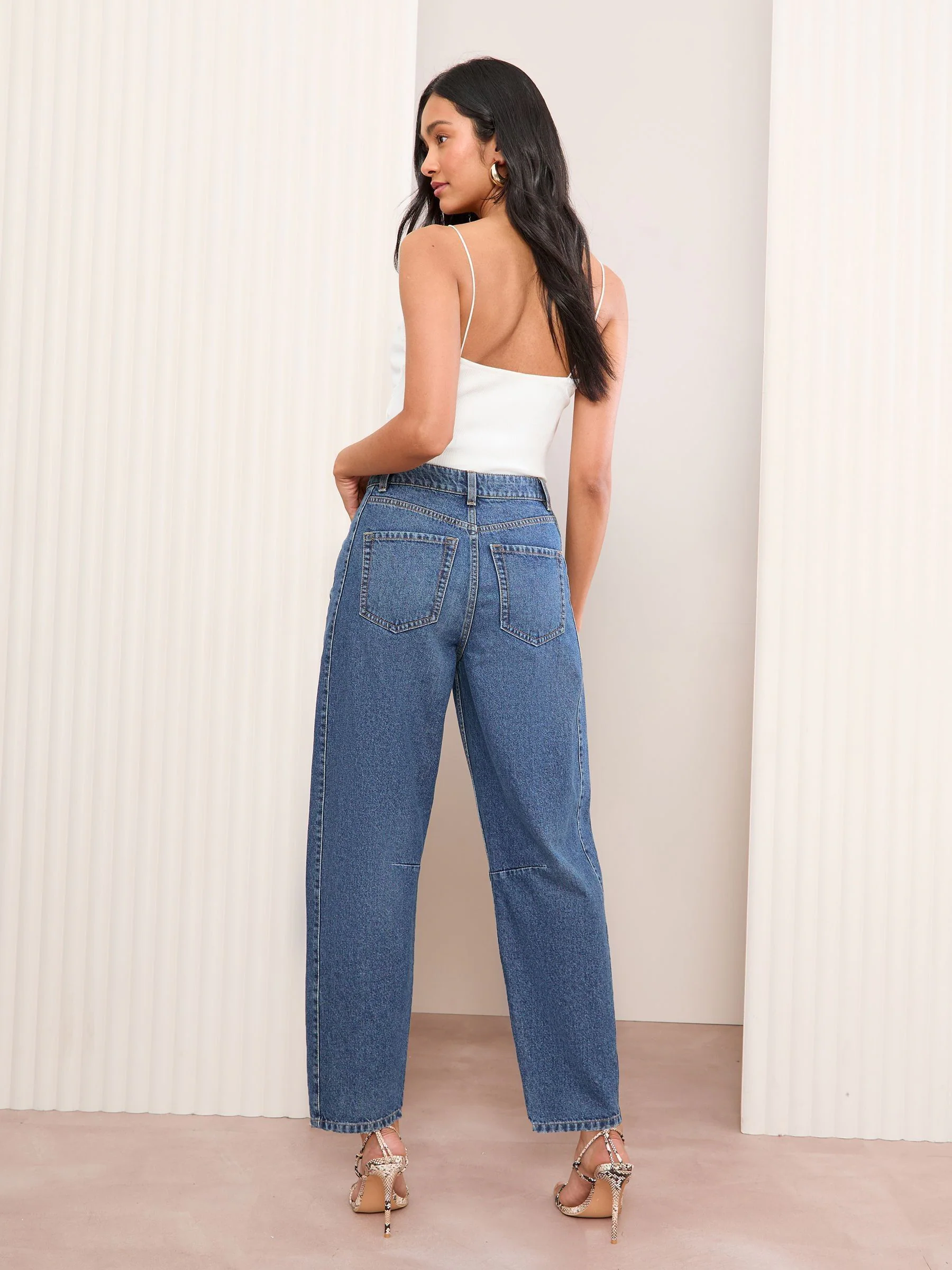 Normaal blauw - Friends Like These - Denim barrel jeans