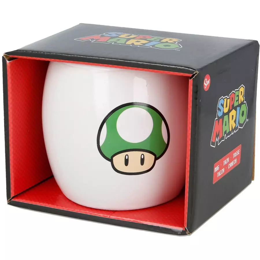 Stor Kinderbecher Pilz Super Mario 380 ml weiß
