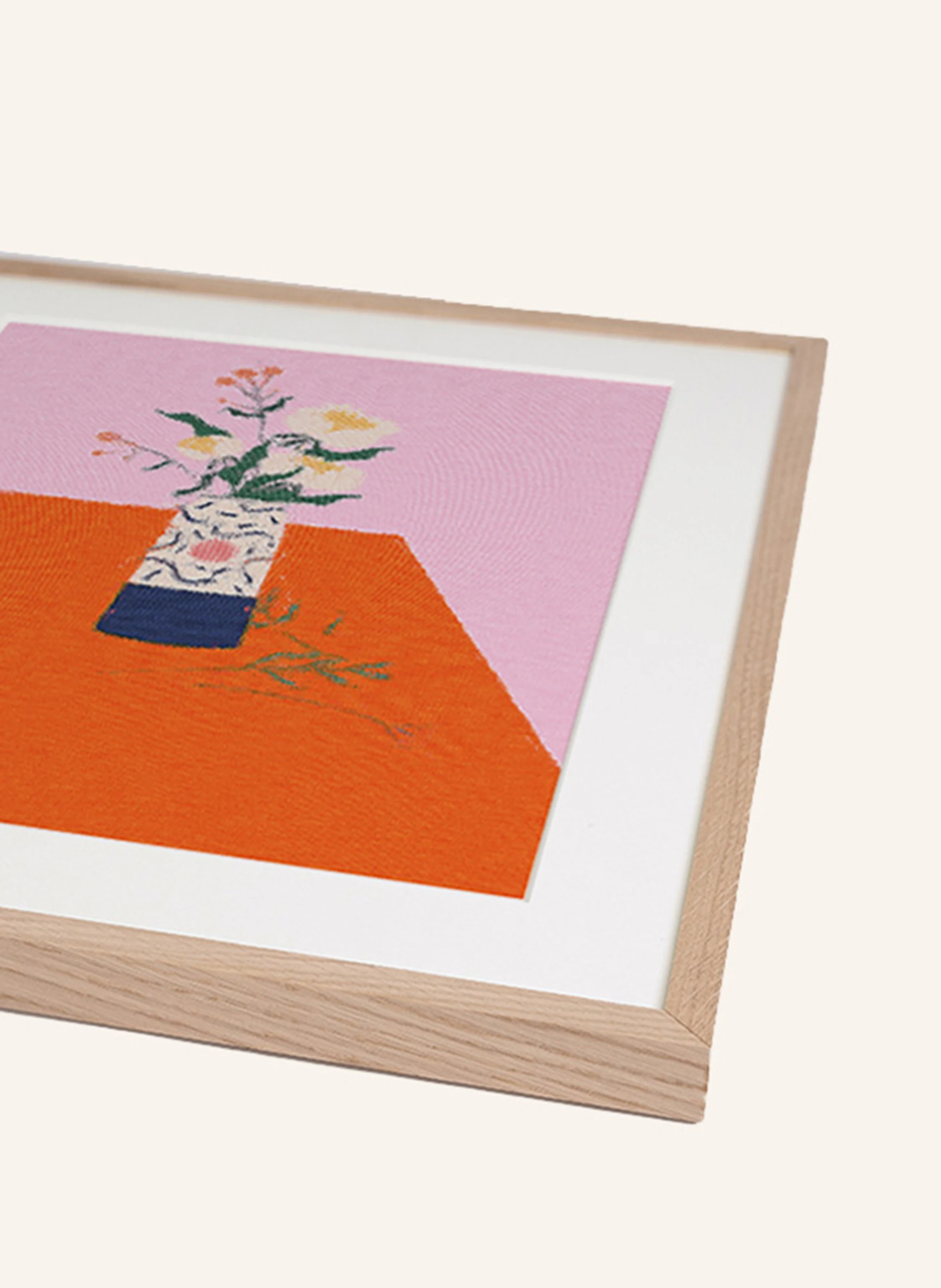Liv Corday Wandbild VASE MIT BLUMEN mit Rahmen