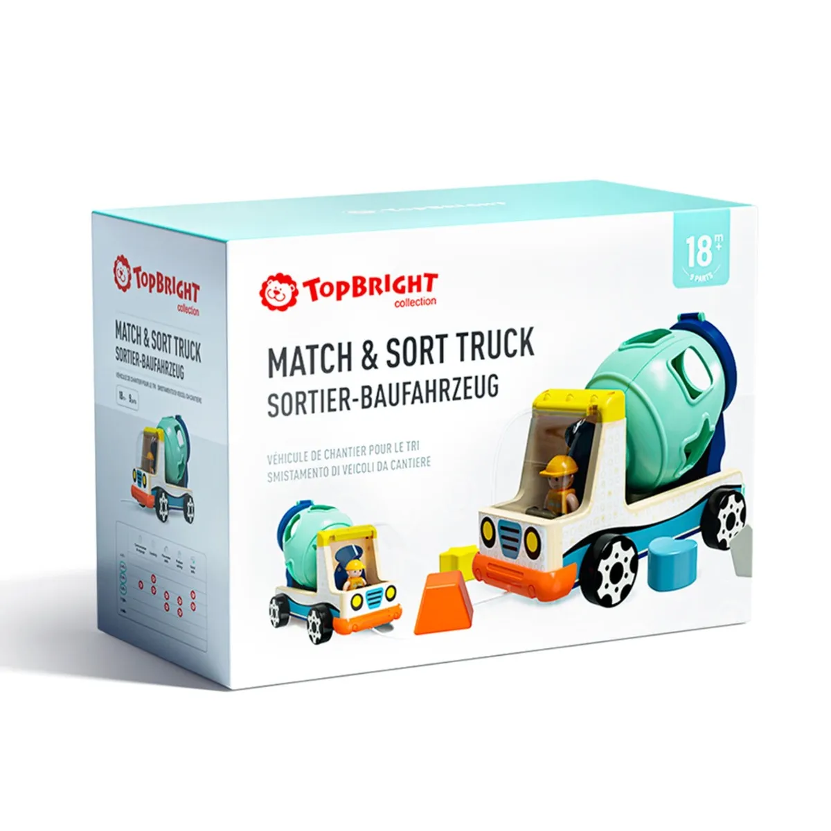 Top Bright Camion Mélangeur Trieur de Formes