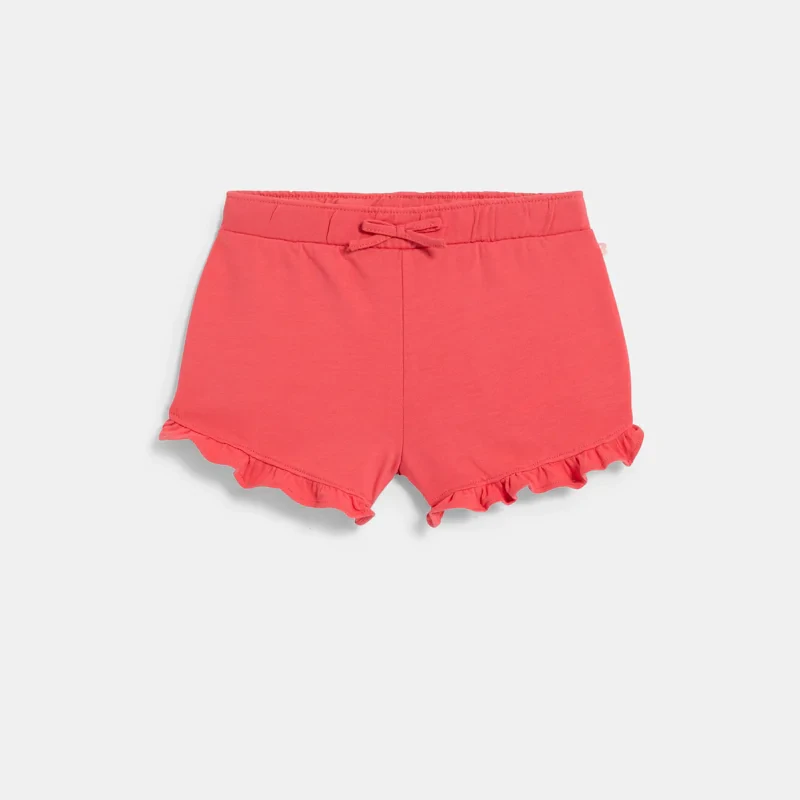 Short en molleton léger rose foncé bébé fille Rose