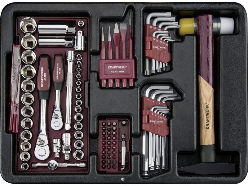 Kraftwerk Werkzeugkoffer ABS-Profi P300 185-teilig Abs-Profi-Werkzeugkoffer CH-Version