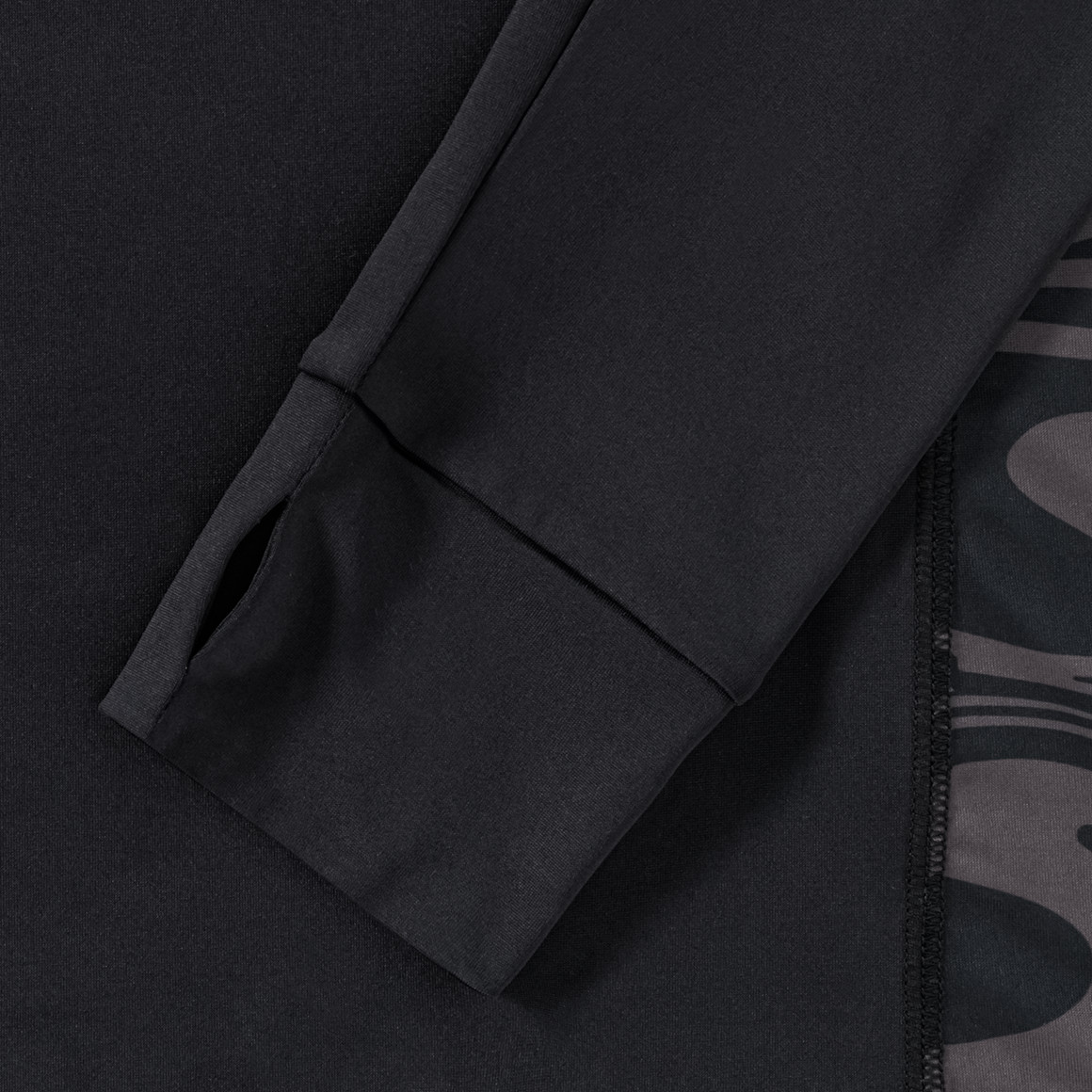 Beatwear Mädchen Sport-Langarmshirt mit Reflektoren schwarz