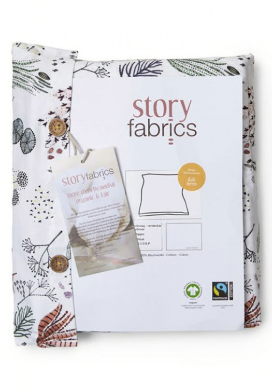 Storyfabrics Duvet-Bezug Satin Lili Pepper