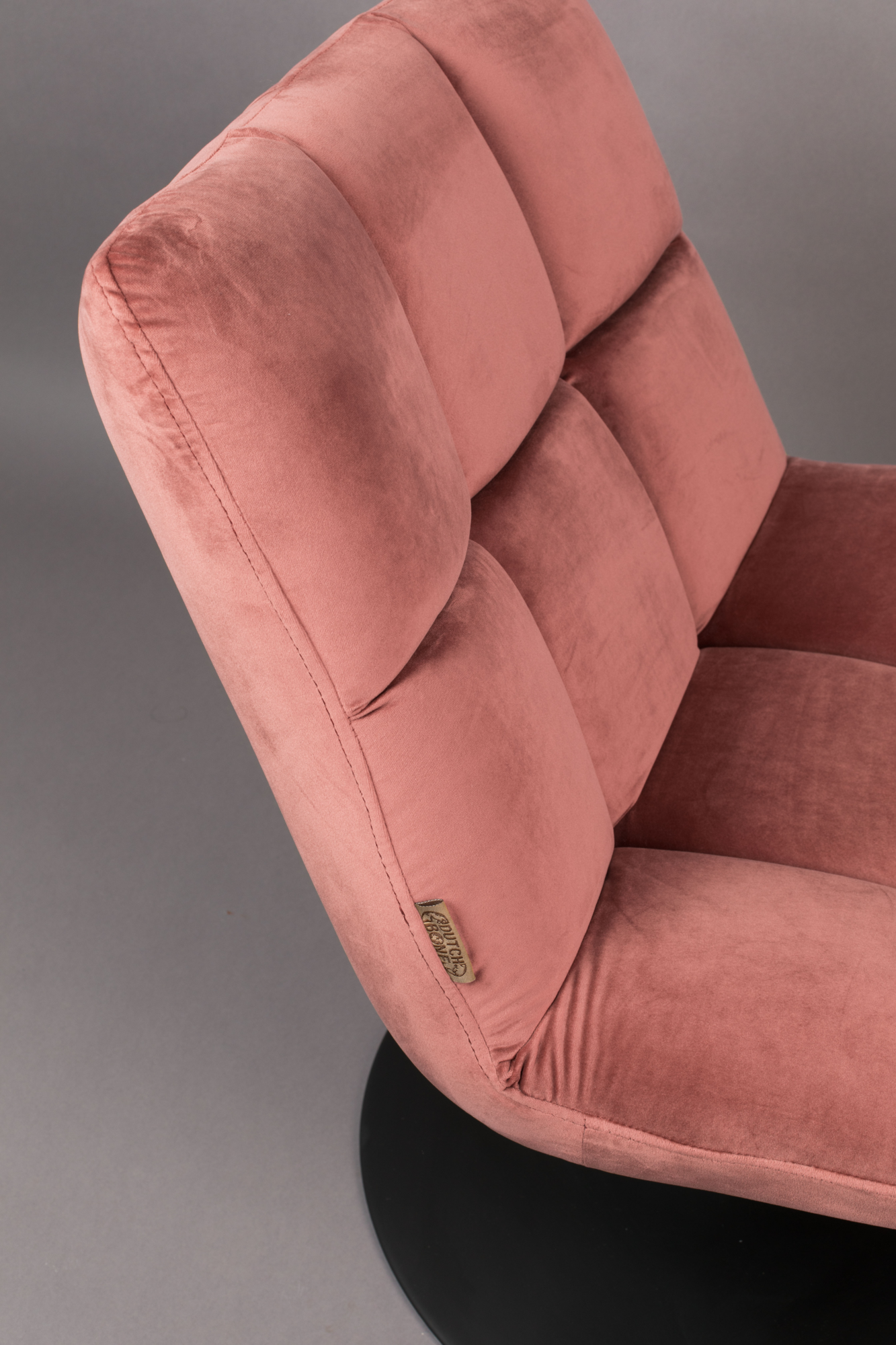 Fauteuil Bar Velvet oud roze